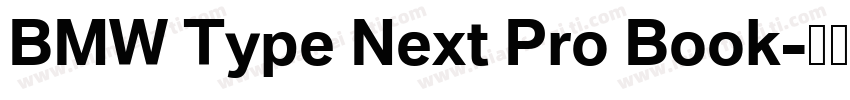 BMW Type Next Pro Book字体转换